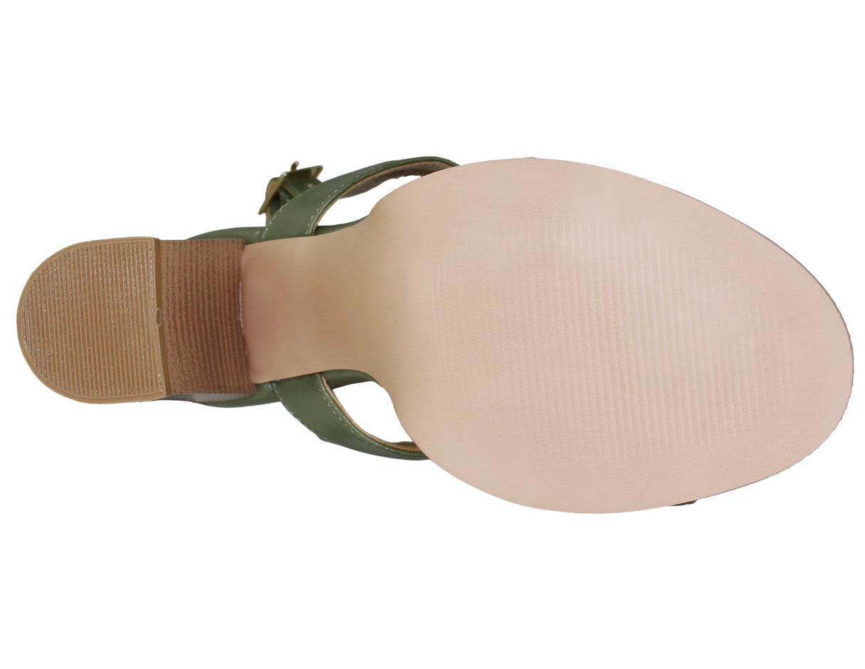 Sandalias Con Tacón Claudio Rocco Cr1411