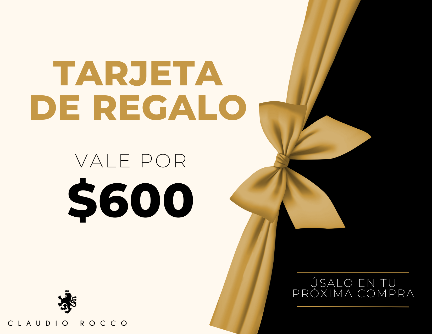 Tarjeta de Regalo CLAUDIO ROCCO