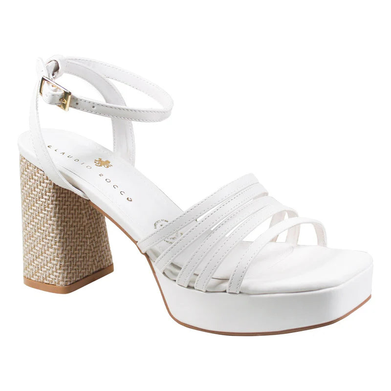 Sandalias Con Tacon Claudio Rocco Cr3753