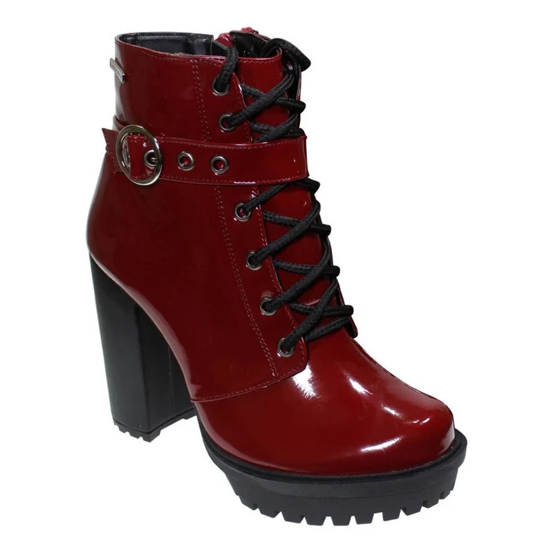 Botines Con Tacon Alto Claudio Rocco Cr1701