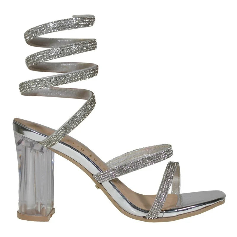 Sandalias con tacon Pulsera Espiral Claudio Rocco Cr9040