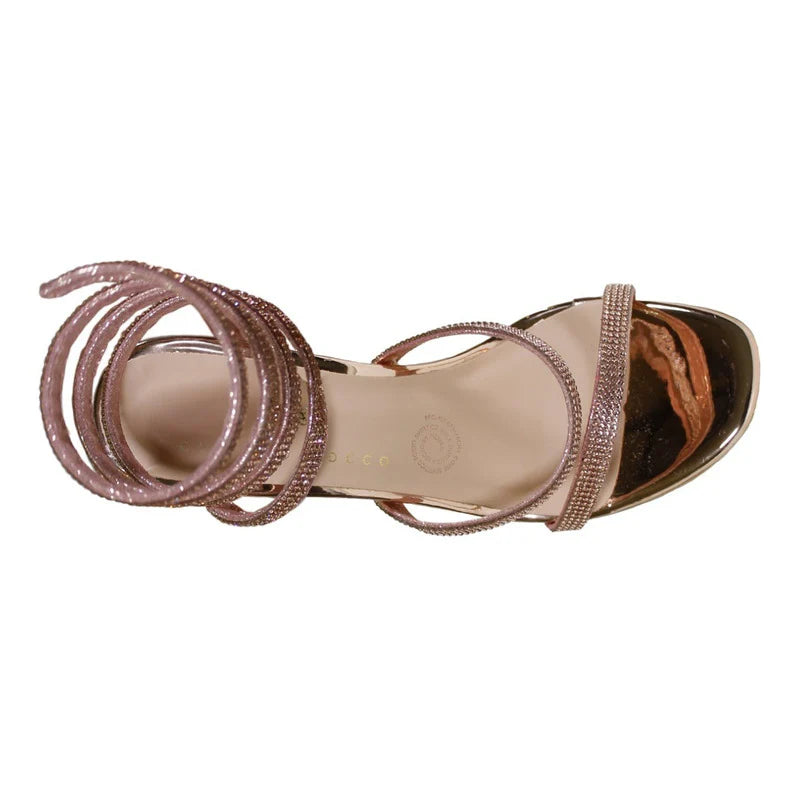 Sandalias con tacon Pulsera Espiral Claudio Rocco Cr9040