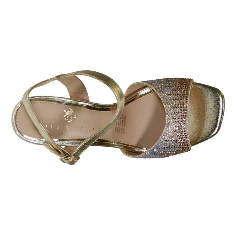 Sandalias Con Tacón Claudio Rocco Glitter Cr3960