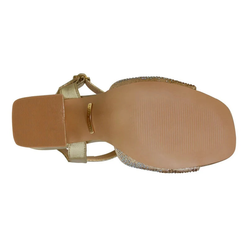 Sandalias Con Tacón Claudio Rocco Glitter Cr3960