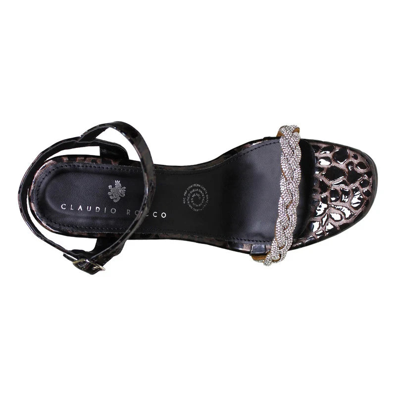 Sandalia con tacón Dama Claudio Rocco Cr033-z