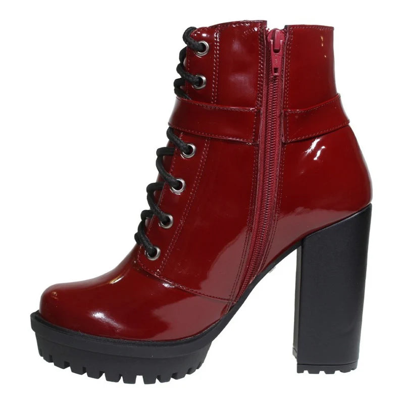 Botines Con Tacon Alto Claudio Rocco Cr1701