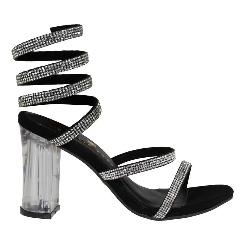 Sandalias con tacon Pulsera Espiral Claudio Rocco Cr9040
