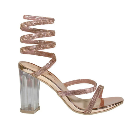 Sandalias con tacon Pulsera Espiral Claudio Rocco Cr9040