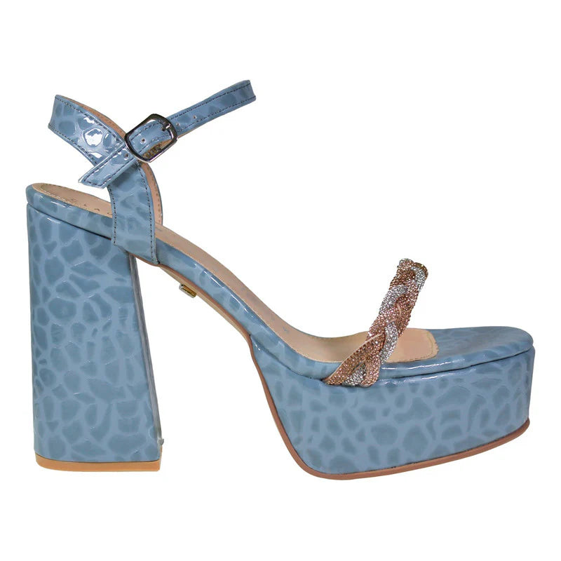 Sandalia con tacón Dama Claudio Rocco Cr033-z