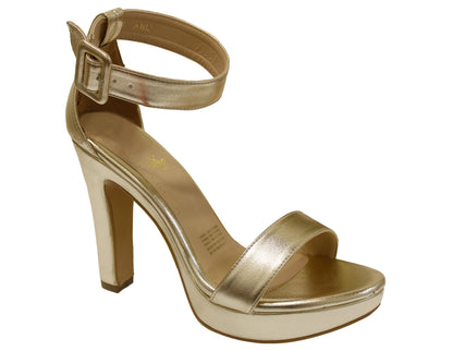 Sandalia con tacon  Claudio Rocco Dama Cr-01-1