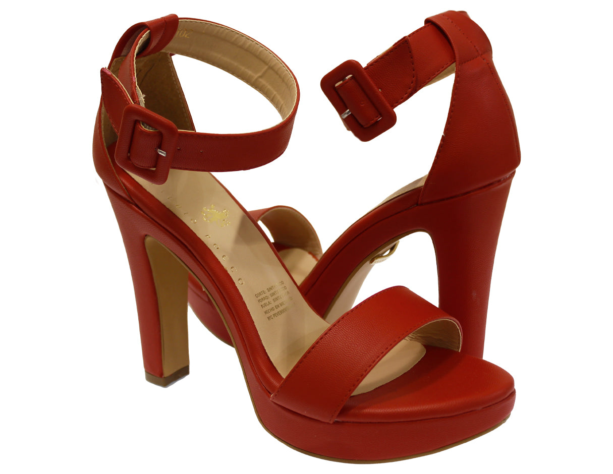 Sandalia con tacon  Claudio Rocco Dama Cr-01-1