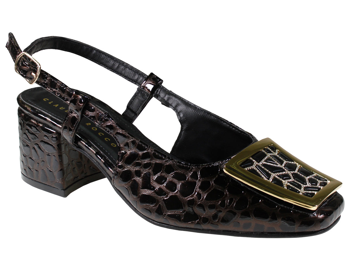 Zapatilla tacon bajito Claudio Rocco Cr036