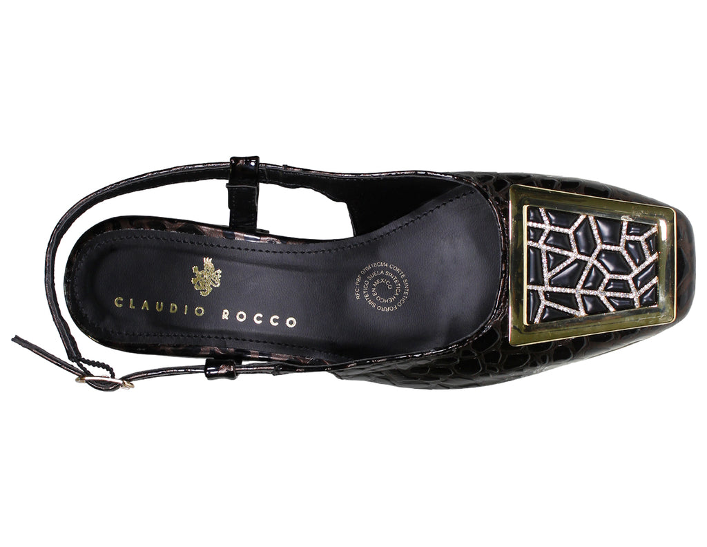 Zapatilla tacon bajito Claudio Rocco Cr036