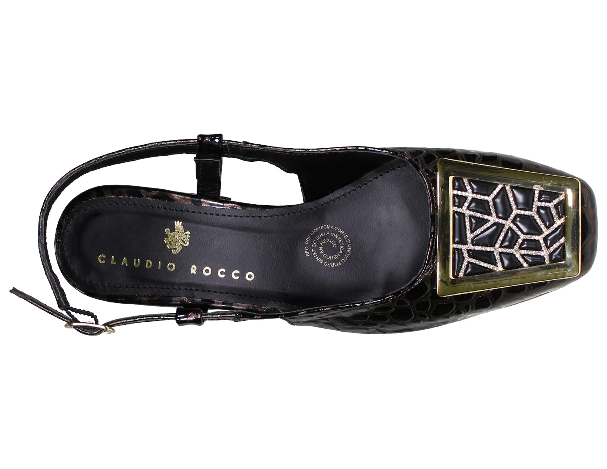 Zapatilla tacon bajito Claudio Rocco Cr036