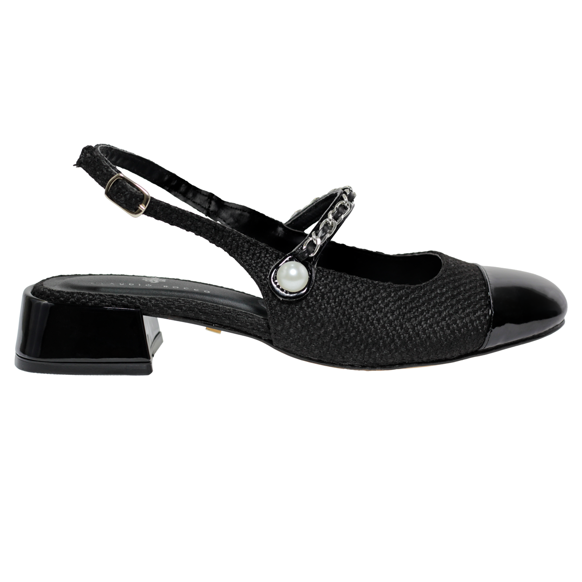 Zapatilla tacon cuadrado Claudio Rocco CR-1991