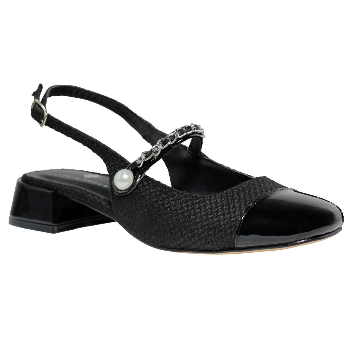 Zapatilla tacon cuadrado Claudio Rocco CR-1991