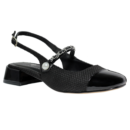 Zapatilla tacon cuadrado Claudio Rocco CR-1991