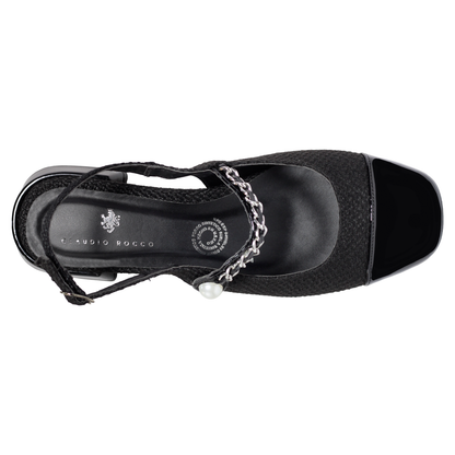 Zapatilla tacon cuadrado Claudio Rocco CR-1991