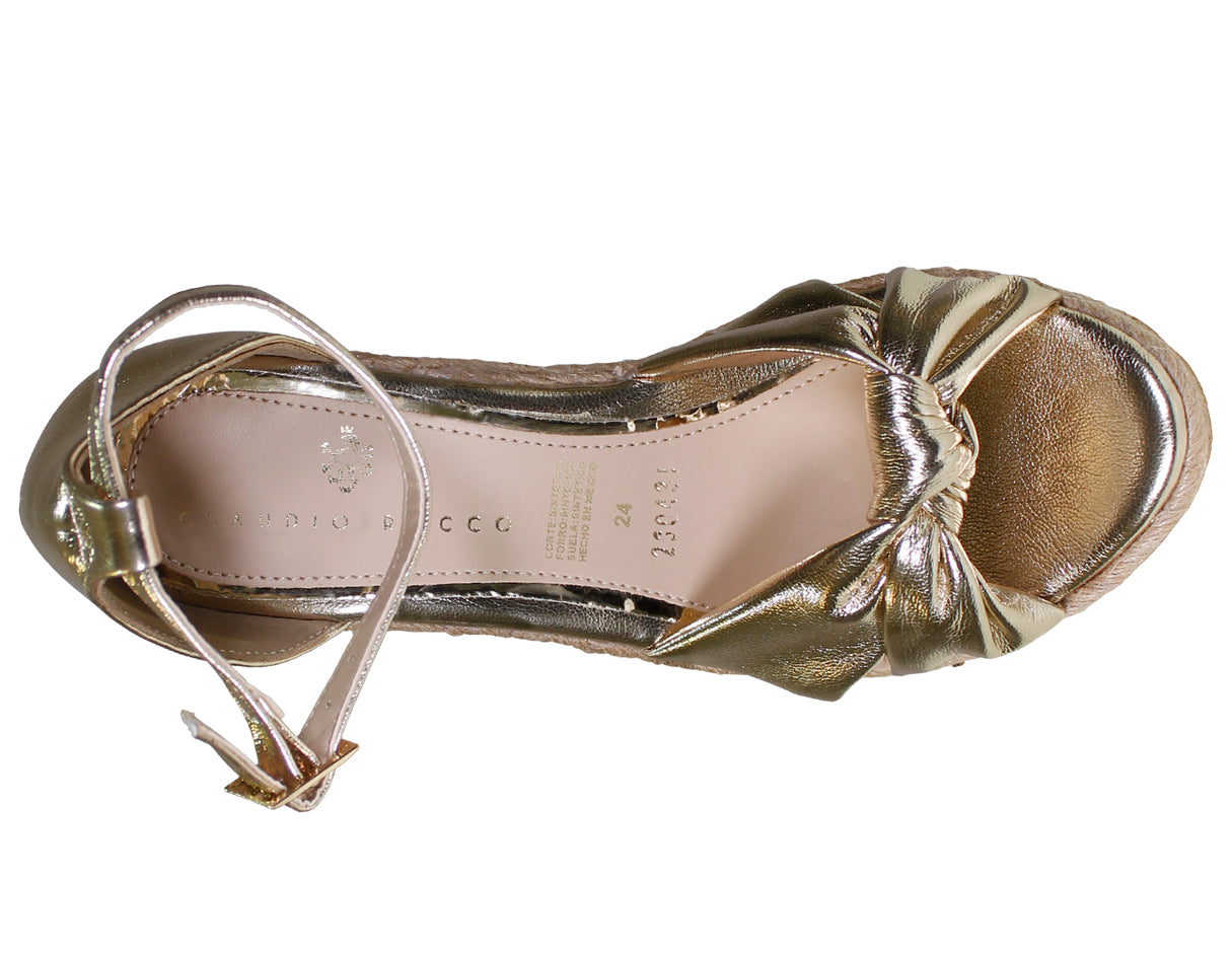 Sandalia Mujer Cuña Claudio Rocco Cr-230431