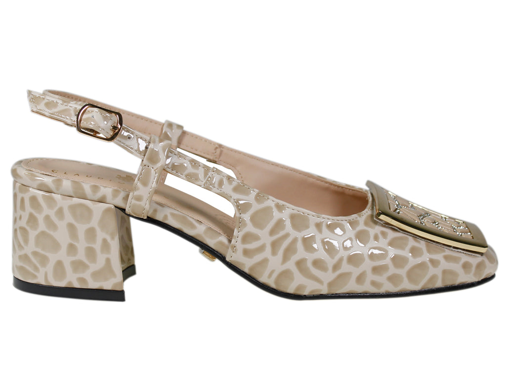 Zapatilla tacon bajito Claudio Rocco Cr036