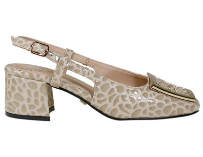 Zapatilla tacon bajito Claudio Rocco Cr036