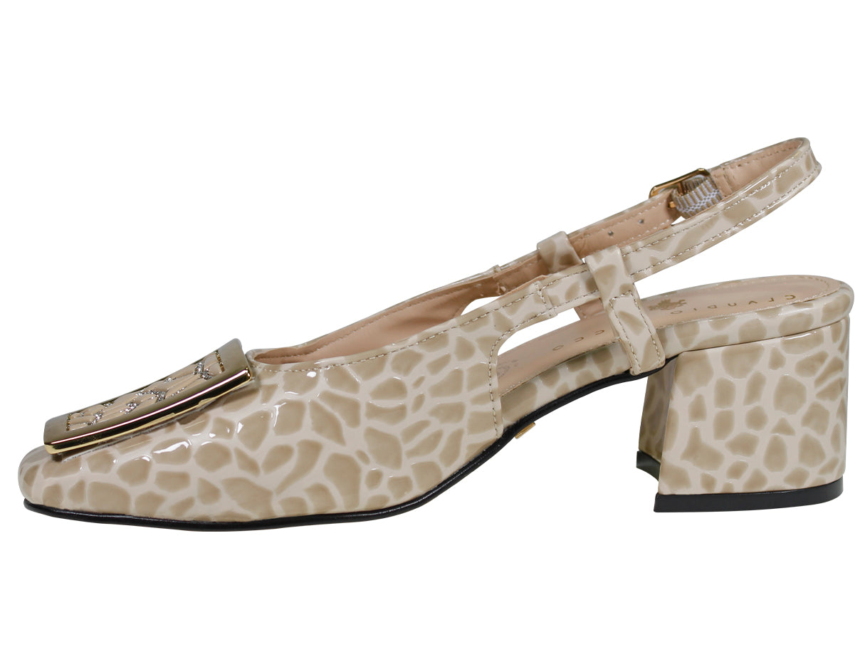 Zapatilla tacon bajito Claudio Rocco Cr036