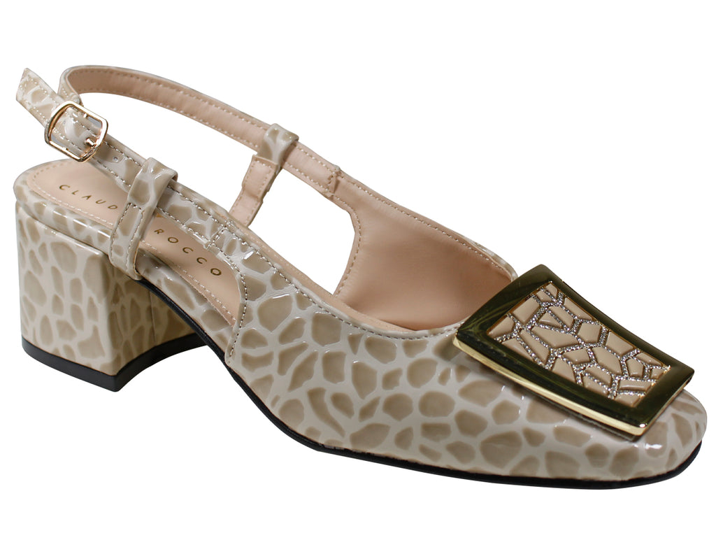 Zapatilla tacon bajito Claudio Rocco Cr036