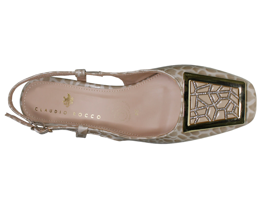 Zapatilla tacon bajito Claudio Rocco Cr036