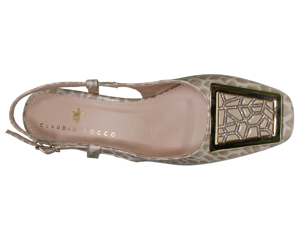 Zapatilla tacon bajito Claudio Rocco Cr036