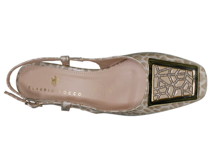 Zapatilla tacon bajito Claudio Rocco Cr036