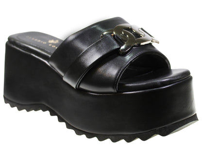 Sandalia Plataforma Alta Dama Claudio Rocco Cr-230425