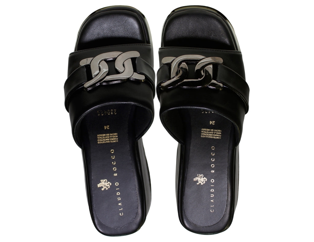 Sandalia Plataforma Alta Dama Claudio Rocco Cr-230425