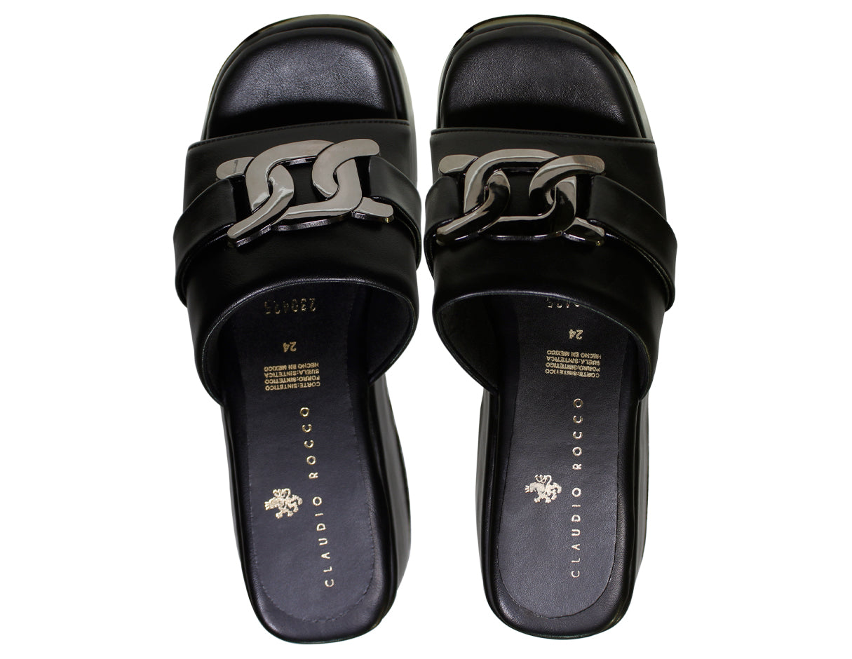 Sandalia Plataforma Alta Dama Claudio Rocco Cr-230425