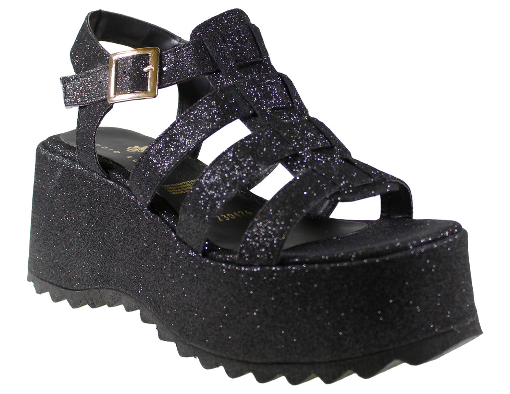 Sandalia Plataforma Tiras Dama Claudio Rocco Cr-230426