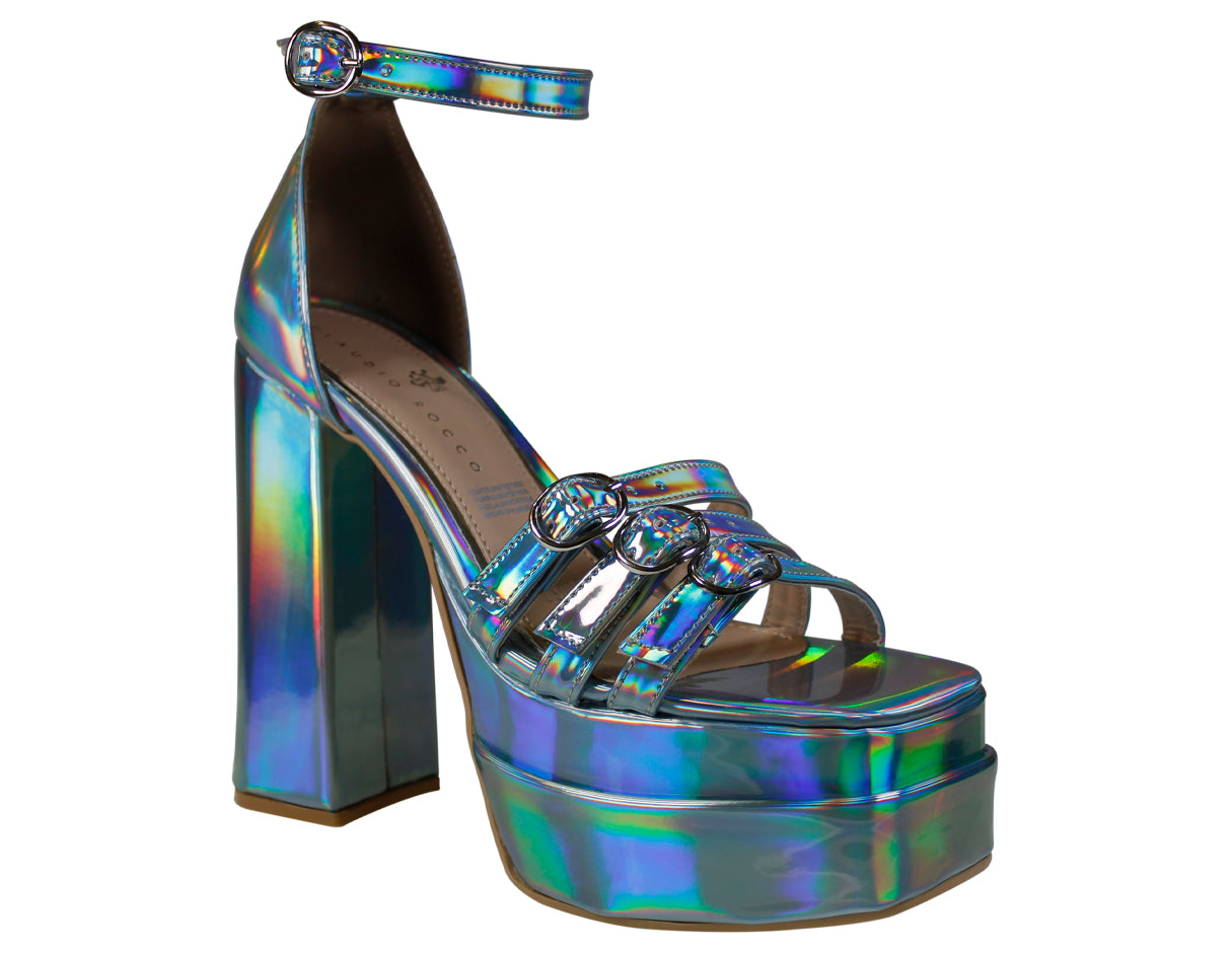 Sandalia Plataforma Dama Claudio Rocco Cr-230427