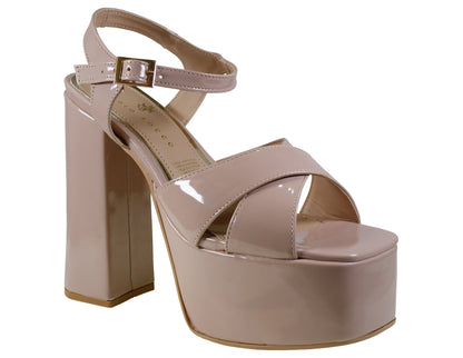 Sandalia Dama Plataforma Claudio Rocco Cr-230436