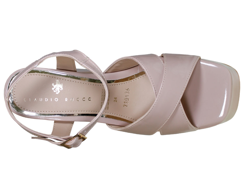 Sandalia Dama Plataforma Claudio Rocco Cr-230436